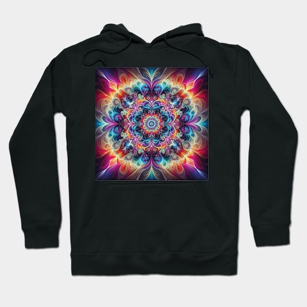 Stylized kaleidoscopic Hoodie by SARKAR3.0